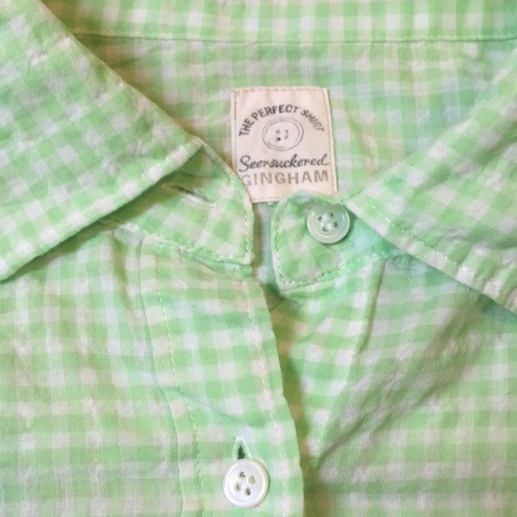 J. Crew Gingham Button Down Shirt - Picture 4 of 6